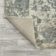 thumbnail image 6 of JONATHAN Y WASHABLE 2 x 8 Runner Rug, Pavel Distressed Medallion - Blue/Cream, WSH317A-28, 6 of 9