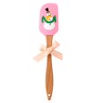 thumbnail image 2 of Christmas-Themed Silicone Baking Spatula, Silicone Butter Scraper, Wooden Handle Cake Mixing Knife, Festive Kitchen Baking Tool, Ideal for Holiday Baking, Cake Decorating & Cream Mixing, 2 of 2