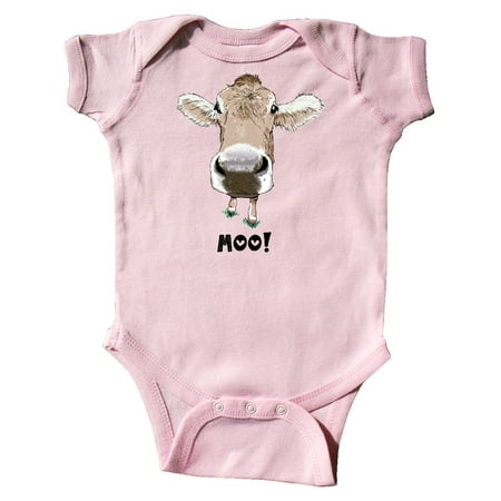 

Inktastic Moo!Cow! Gift Baby Boy or Baby Girl Bodysuit