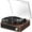 Red Walnut, variant on MAIO Record Player, Bluetooth Vintage Audio Turntables 3-Speed 33/45/78RPM Vinyl Spinner with Speakers, Headphone Jack, USB, AUX-in and RCA, Log Wood