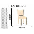 thumbnail image 2 of Unfinished Wood Chair Shape - Craft - up to 46" DIY 12" / 1/4", 2 of 3