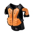 thumbnail image 3 of Traje de motocicleta para niños, chaleco de protección corporal, accesorios transpirables, equipo de conducción fácil de usar para motocross y Naranja, 3 of 8