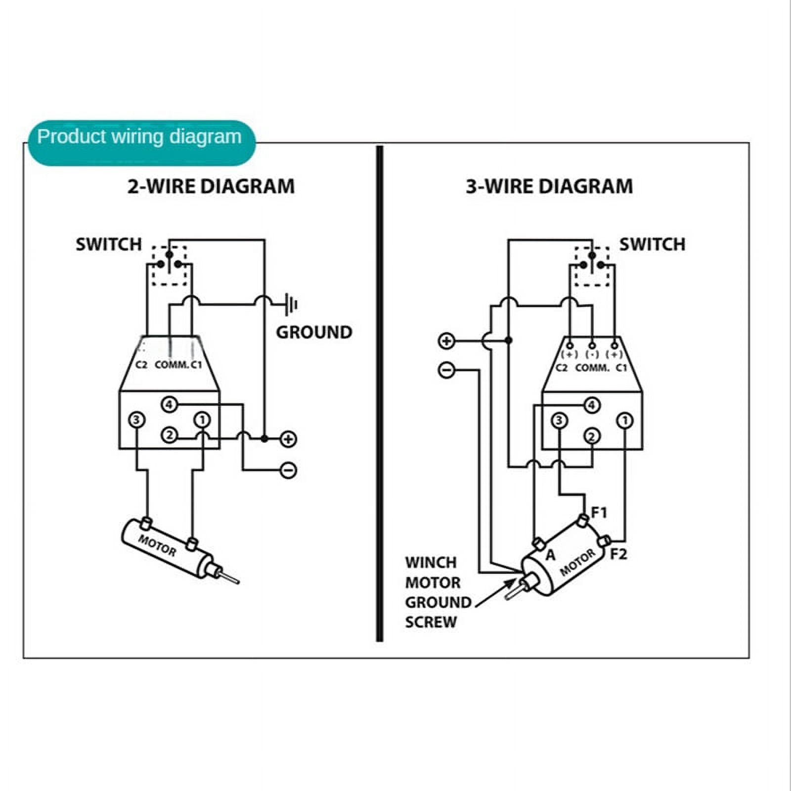 Universal Contactor Winch Control Solenoid Relay 12V 500A Winch Solenoid Relay 500A DC Switch 4WD ATV Control