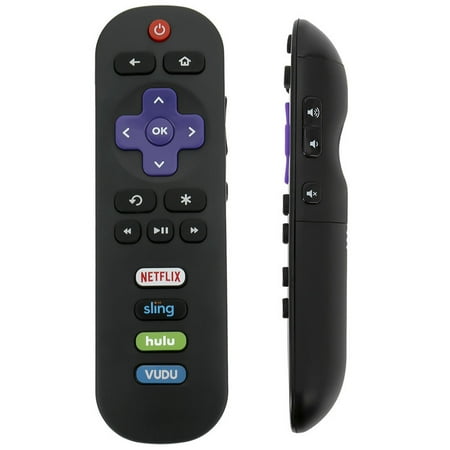 RC280 Remote for TCL ROKU Smart TV with Hulu Vudu Netflix Sling App Key 28S305 32S305 40S305 43S305 49S305 28S3750 32S3750 40FS3750 48FS3750 55FS3750 32S3700 (Best Tv Remote Control App)