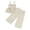 a18-Beige, variant on KPOPLK 2Pcs Toddler Baby Girl Clothes Set Tie-Up Strap Ruffle Camisole Tops Pants Set Little Girls Summer Outfits(3-4 Years,Beige)