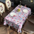thumbnail image 6 of Pioneer Flower Floral Print Pattern Rectangle Tablecloth 60"x102",Waterproof Polyester Rectangle Table Cloth, Wipeable Spillproof Polyester Tablecloth for Dining, Camping, Indoor and Outdoor, 6 of 6