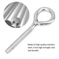 thumbnail image 2 of 20pcs M4 Eye Bolt Stainless Steel Ring Bolts Machine Welded Closed Screw Rod Bolt Threaded Eyebolt for Lifting Ringbolts Eyebolts Metric Thread, 2 of 9