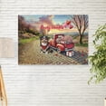 thumbnail image 2 of Be My Valentine's Miniature American Shepherd Truck Full of Love Flower Balloon Horizontal Matte Canvas Poster MAS Dog Lover Gifts Wall Art Home Decor - 02029, 2 of 5