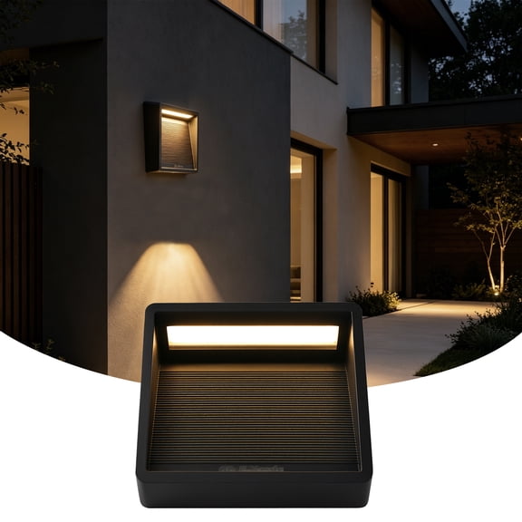 Solar Motion Sensor Outdoor Lights, Super Bright Solar Lights Outdoor Waterproof, Security Wall Light for Outside Walking Dog Fence Backyard Deck Garden Door Garage