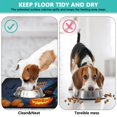 thumbnail image 4 of Halloween Pumpkin Pet Food Mat Absobing Durable 17x30 Inch Cat Food Mat Evil Pumpkin Ghost Dog Feeding Mat EcoFriendly Durable Pet Placemat, 4 of 7