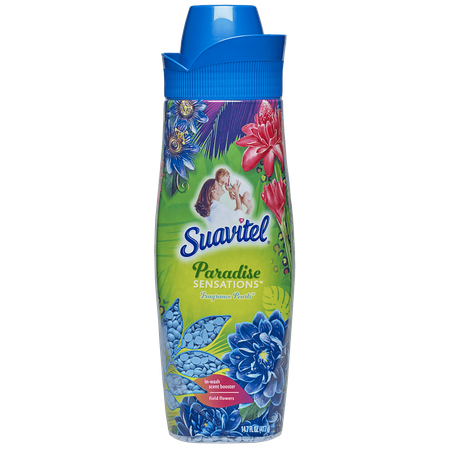 (2 pack) Suavitel In Wash Laundry Scent Booster Fragrance Pearls, Field Flowers - 14.7