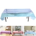 thumbnail image 2 of 2PCS Table Cloth Glossy Waterproof Table Cover Table Decoration for Christmas, 2 of 10