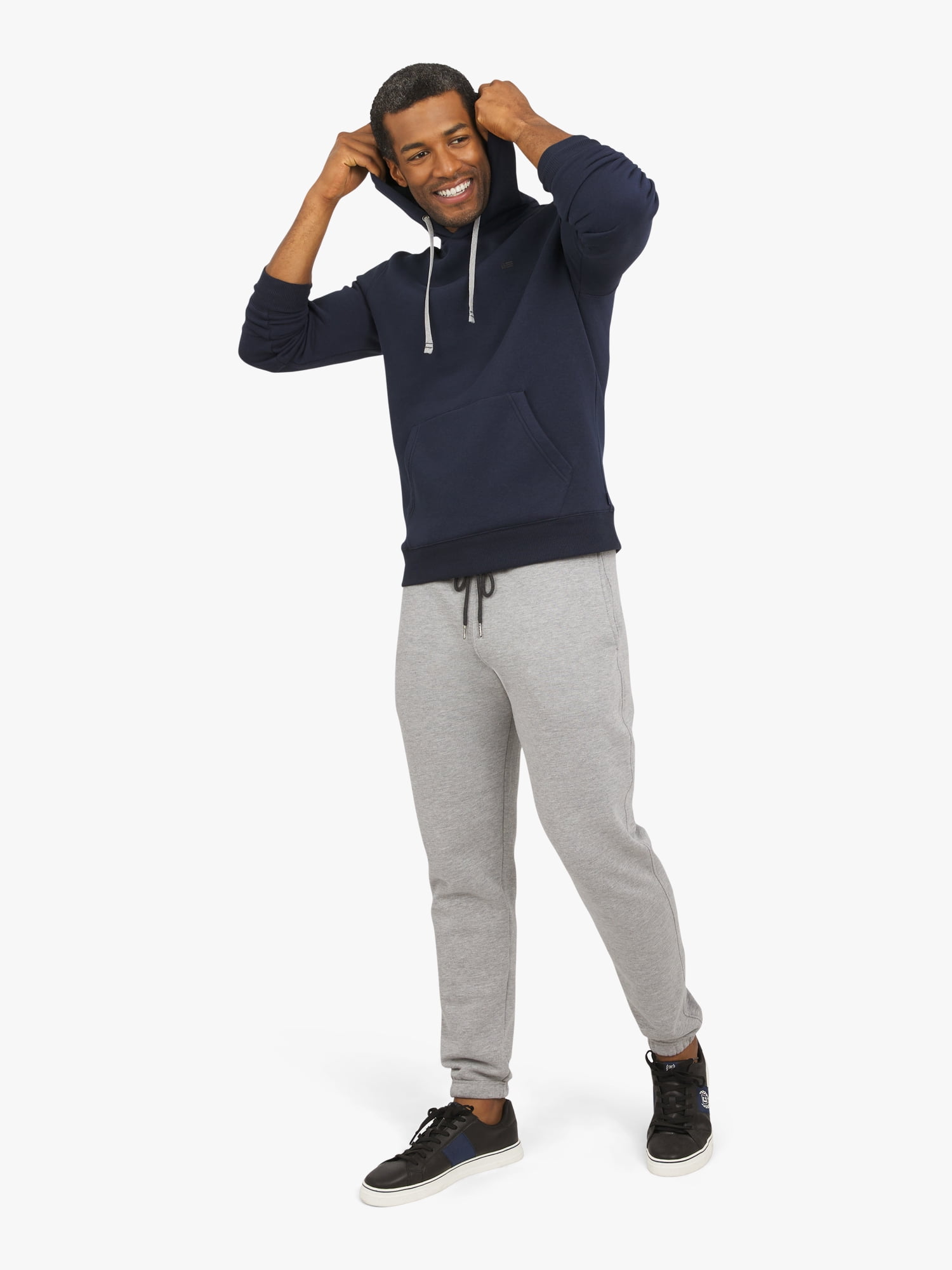 Chaps Men's & Big Men's Everyday Fleece Pullover Hoodie Sweatshirt, Sizes S-2XL