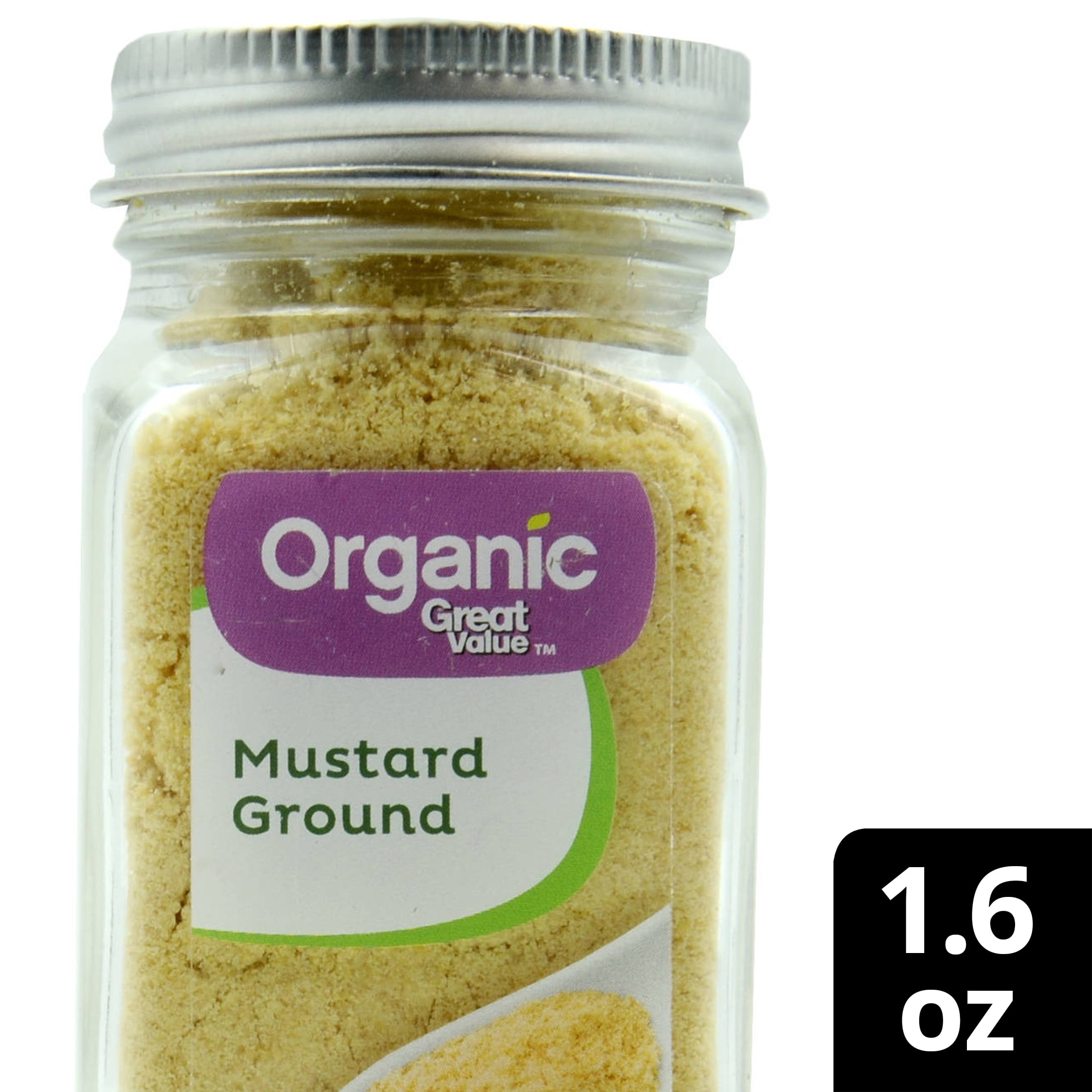 Great Value Organic Mustard Ground, 1.6 oz