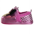 thumbnail image 5 of Minnie Mouse Toddler Dual Sizes Nylex Fabric Slippers - Pink , 11-12, 5 of 8