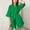 Green, variant on Kiplyki Flash Deals Womens Sleepshirts Solid Short Sleeve Pajamas Casual Short Pajamas Household Clothing