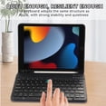 thumbnail image 2 of Para iPad Air (2013)/Air 2/9,7 pulgadas (2017)/(2018) Funda de cuero con teclado Bluetooth y soporte con ranura para bolígrafo, 2 of 5