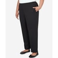 thumbnail image 6 of Alfred Dunner Womens Plus-Size  Ribbed Black Pant, 6 of 6