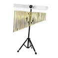 thumbnail image 4 of Campana de viento de una fila con soporte ajustable, instrumento de percusión educativo y resistente, ideal para niños, adultos y profesionales., 4 of 10