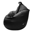 thumbnail image 2 of Sillón Puff Oval Jumbo Lunics Negro 120kg Puff Oval XL NG, 2 of 3