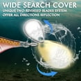 thumbnail image 3 of TRUSCEND Vibespinner Lures with BKK Hooks – Easy Catch: 4 Actions (Vibrate/Swim/Flash/Jig) for More Bites, Longer Cast Search Bait – Jigs for Bass, Crappie, Trout– Ideal for Family Fishing, 3 of 8