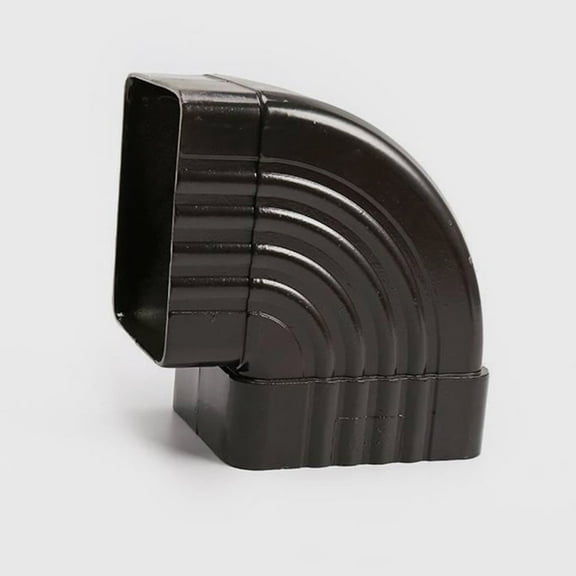 WRITWAA 90 Degree Aluminum Downspout Elbow Adapter for Gutters with Extension and Clog Prevention