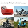thumbnail image 3 of Cerradura de freno de disco con alarma cerradura de disco de rueda impermeable para ANGGREK Otros, 3 of 8