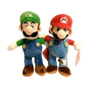 Super Mario Stuffed Animals & Plush Toys, Nintendo Mario and Luigi, 12"