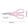 thumbnail image 2 of HLONK Heavy Duty Kitchen Shears  Ultra Sharp Stainless Steel Multi-function Kitchen Scissors for Herbs Chicken Meat Poultry Fish BBQ  8 Inch Utility Cooking Scissors for Women Men, 2 of 9
