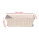 thumbnail image 2 of Maceta rectangular de resina, orificio de drenaje, maceta de flores para vegetales, bandeja para plantas de jardín, blanco, 50x21x14cm 3 Piezas Inevent HA6722-10B, 2 of 7