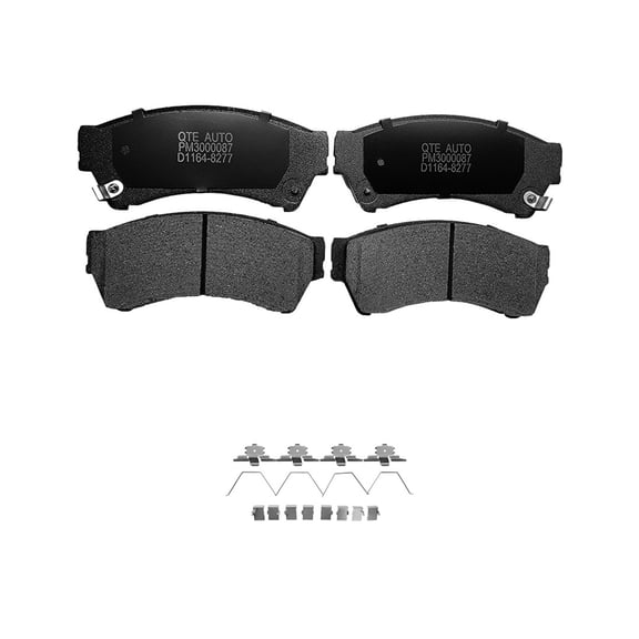 Front Brake Pads Replacement For 2006-2012 Ford Fusion, 2007-2012 Lincoln MKZ, 2006 Lincoln Zephyr, 2006-2013 Mazda 6, 2006-2011 Mercury Milan, Set of 4 Ceramic Brakes Pads