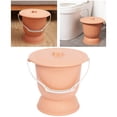 thumbnail image 3 of Spittoon with Lid Bedside Commode Bucket Chamber Pot with Lid and Handle Lid and for Woman Children, 3 of 9