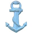 thumbnail image 1 of Rustic Light Blue Cast Iron Anchor Bottle Opener 5", 1 of 1