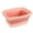 pink no lid, variant on Foldable Footbath Massage Bucket Soaking Bucket Folding Basin Spa Foot Bath Bucket Household Sauna Bathtub Pedicure Bath Bathtub