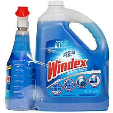 Windex Original Glass Cleaner (128 oz. Refill   32 oz. Trigger)