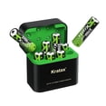 thumbnail image 1 of Batería Kratax AA, 3700 mWh, iones de litio, 1,5 V, paquete de 8 unidades con cargador, 1 of 1