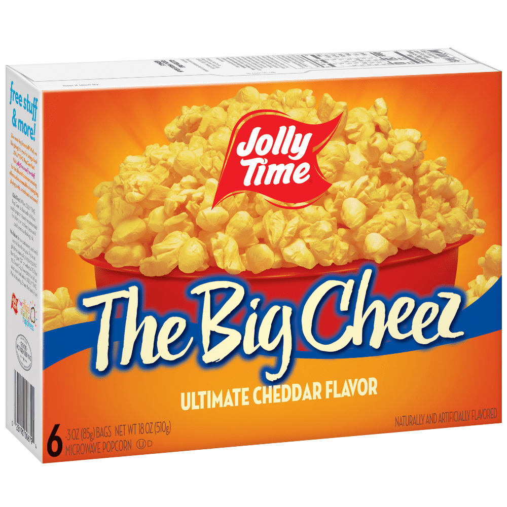 Jolly Time The Big Cheez Ultimate Cheddar Microwave Popcorn, 3 oz
