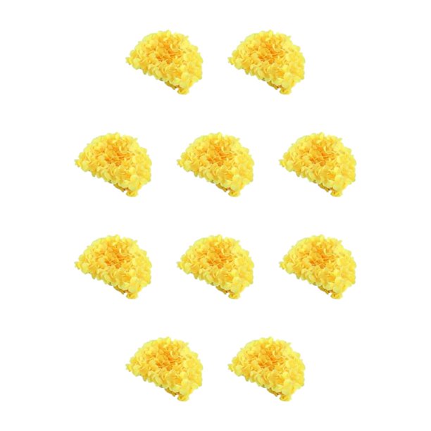 Jumpingount Manténgase a la moda y protegido Gorros de natación resistentes al desgarro para mujeres Accesorios de piscina duraderos y Amarillo 10Conjunto
