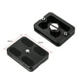 thumbnail image 3 of Andoer QRC-01 Placa de liberación rápida Placa QR Aleación de aluminio con tornillos de 1/4 y 3/8 pulgadas compatibles con Manfrotto 501HDV / 701HDV / 503HDV / 577/519/561 / Q5 Andoer Placa de liberación rápida, 3 of 5
