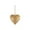 Medium, variant on Metal Heart Decorative Bell with Hanging Rope, Metal Heart Bells for Decoration Rustic Brass Gold Large Hanging Decoration, 12/17/20Inch