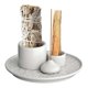 thumbnail image 1 of incense ash catcher tray with candle stand, 1 of 5