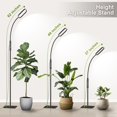 thumbnail image 3 of Grow Lights for Indoor Plants LEDs K Full Spectrum LED Plant Light with Stand Dimmable Levels Floor Grow Lamp H Timer &#Adjustable Height with °Goosenec, 3 of 8