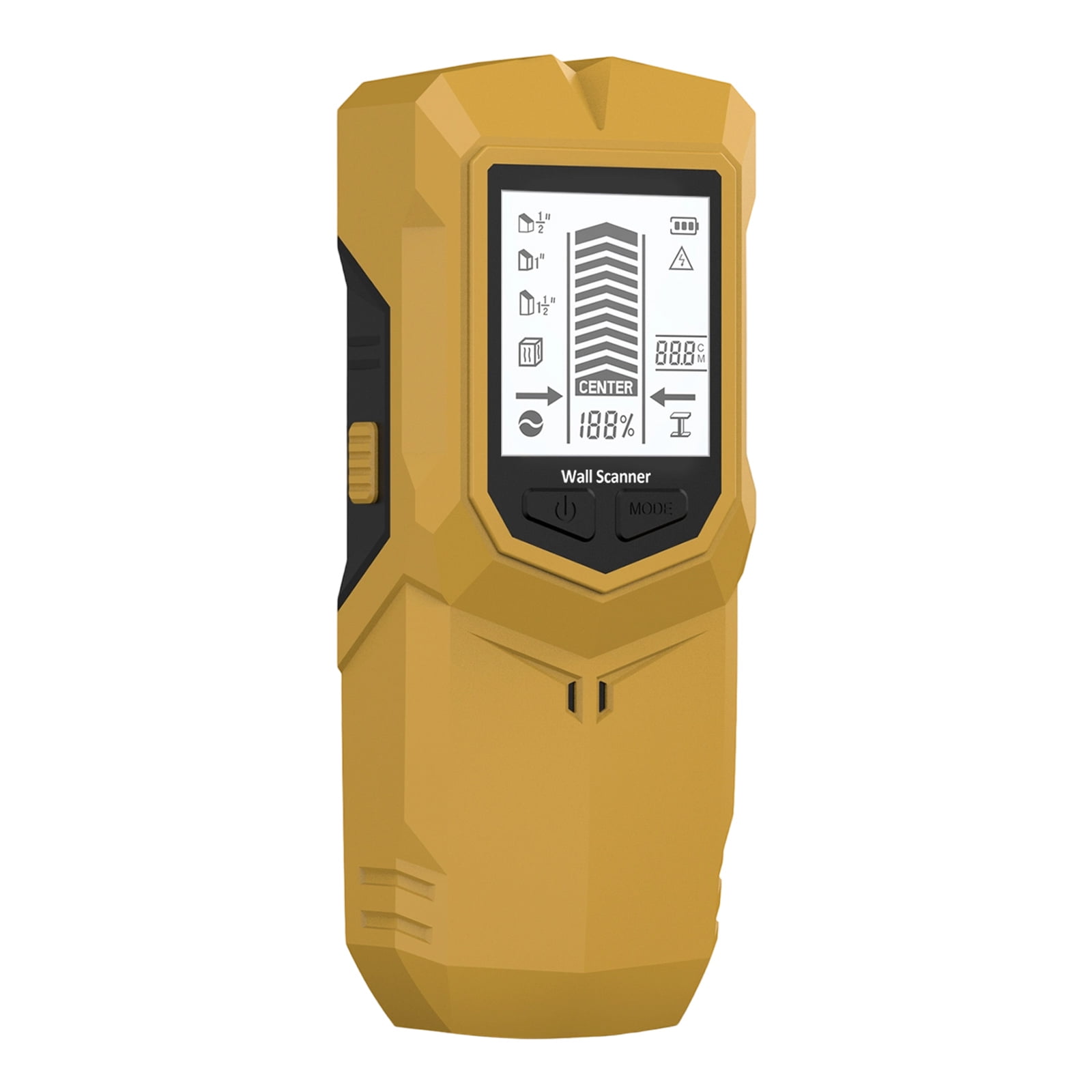 Multi-Surface Wall Scanner With Depth Detection For Metal Wiring In Ceilings Floors & Electrical Installations