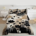 thumbnail image 2 of Homewish Chic Flowers 3-Piece Full Size Comforter Sets For Kids Teens Female Girls,Chic Floral Blossoms Bedding Comforter Set,Abstract Retro Vintage Lightweight Bedding Sets,Lightweight Room Decor, 2 of 8