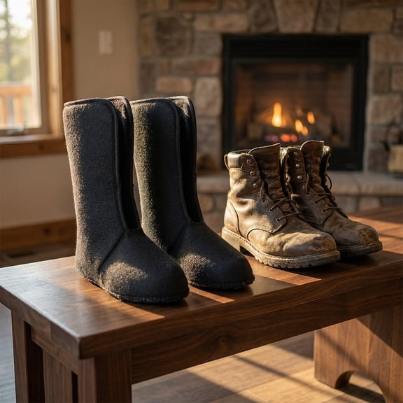 HOMEMAXS 1 Pair Thermal Boot Liners for Winter Snow Boots, Ideal for Fishing, Hiking, and Outdoor Cold Weather Activities