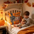 thumbnail image 5 of PiGOGI Thanksgiving Pillow Covers Pumpkin Maple Leaf Print Throw Pillow Cases Fall Cushion Covers Soft Home Decor for Sofa Bedroom, 5 of 7