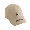 thumbnail image 3 of Girls Sun Hat Kids Letter B Embroidered City Print Baseball Cap Adjustable Khaki One Size, 3 of 5