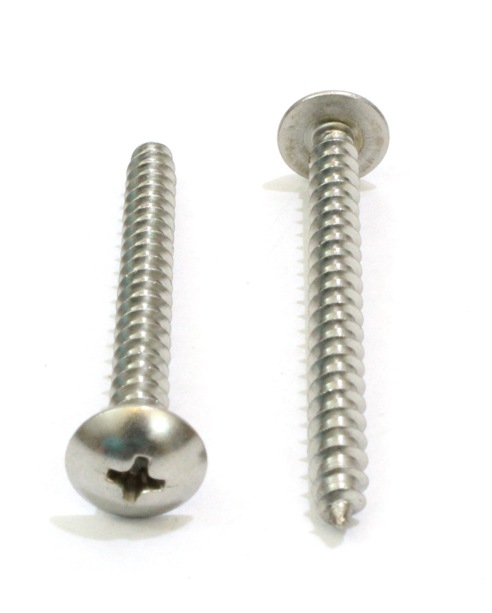 10-32 x 1/4 Phillips Truss Head Machine Screws Stainless Steel 18-8 Qty 100