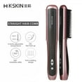 KSKIN Fast Heating Hair Straightener Brush Anti Scald Ceramic with 6