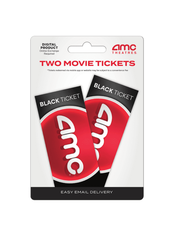 AMC Theatres - Two Standard/Digital Black Movie Tickets